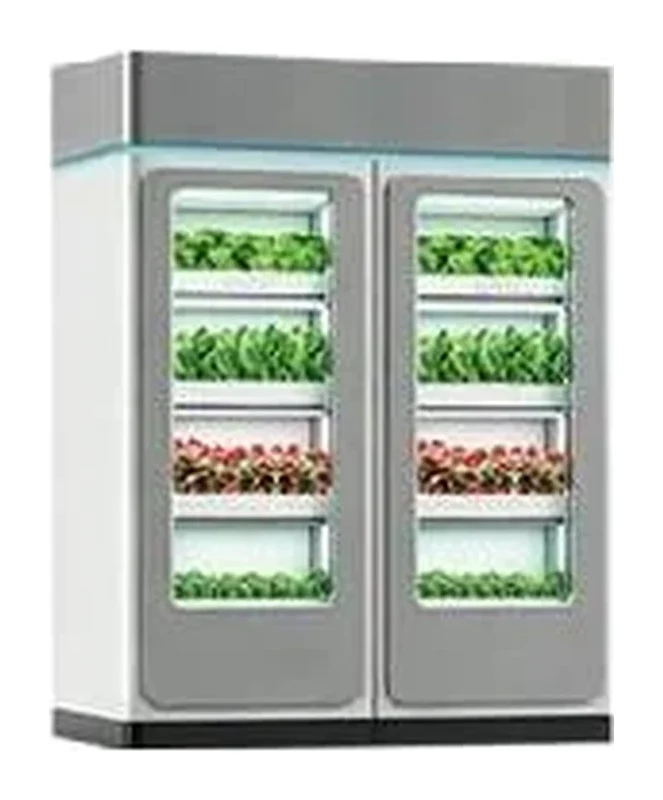 IndoorFarmX 2 台葉菜櫃整機方案（高款）