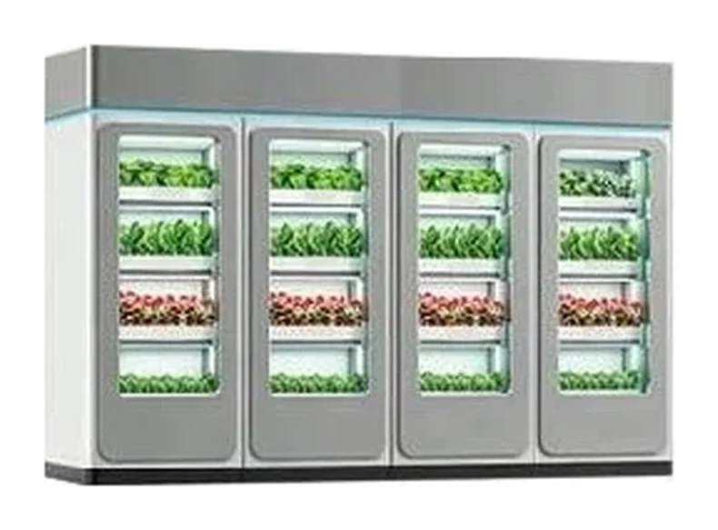 IndoorFarmX 4 台葉菜櫃整機方案（矮款）
