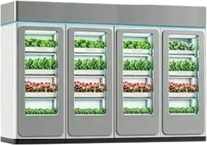 IndoorFarmX 4 台葉菜櫃整機方案（高款）