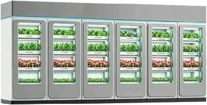 IndoorFarmX 6 台葉菜櫃整機方案（高款）